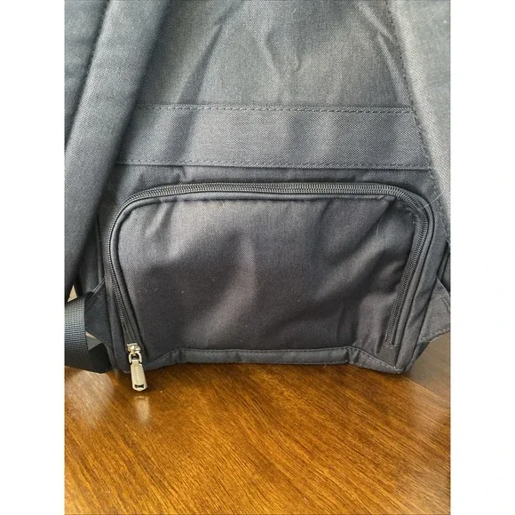 BabbleRoo Diaper Bag Backpack Grey/Blue w/Pacifier case/Changing Pad NEW - Picture 3 of 16